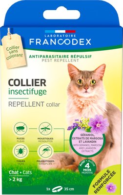Нашийник від бліх та кліщів для котів Francodex Repellent Collar, 35 см 3283021754818 фото