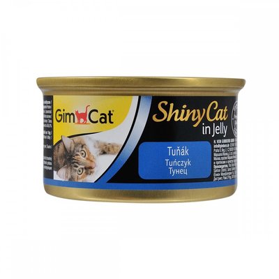 Корм GimCat Shiny Cat вологий з тунцем для котів 70 гр 4002064413082 фото