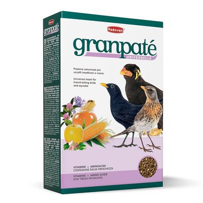 Корм Padovan Granpatee Universelle для насекомоядных и плодовых птиц 1 кг 8001254001913 фото