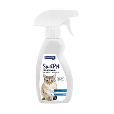 Спрей-отпугиватель для защиты мест, не предназначенных для туалета ProVET Sani Pet для кошек 250 мл 4823082405657 фото