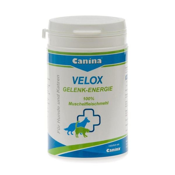 Вітаміни Canina Velox Gelenkenergie для здоров'я суглобів у котів та собак 150 гр 4027565701902 фото
