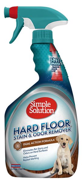 Simple Solution Hardfloors Stain & Odor Remover нейтралізатор запаху та плям для підлоги 946 мл 0010279110416 фото