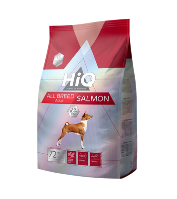 Корм HiQ All Breed Adult Salmon сухий з лососем для дорослих собак усіх порід 2.8 кг HIQ45400 фото