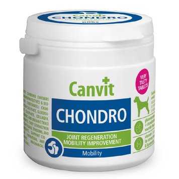 Canvit Chondro for dogs вітаміни для здоров'я суглобів у собак 100 гр 8595602507290 фото