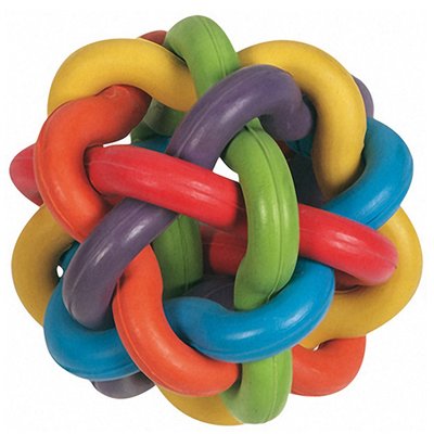 Іграшка для собак Flamingo Ball Colors, 10 см 5400274751038 фото