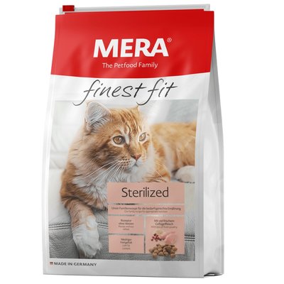 Корм Mera Finest Fit Adult Sterilized Cat сухий з м'ясом птиці для стерилізованих котів 1.5 кг 4025877340284 фото