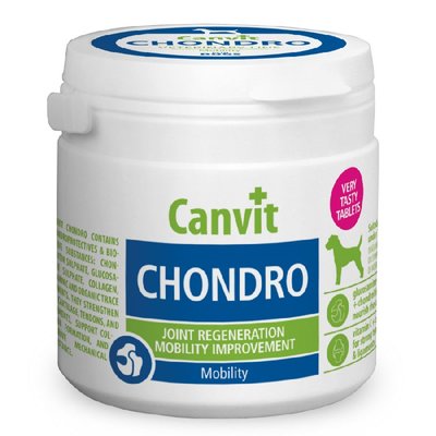 Вітаміни Canvit Chondro for dogs для здоров'я суглобів у собак 100 гр 8595602507290 фото
