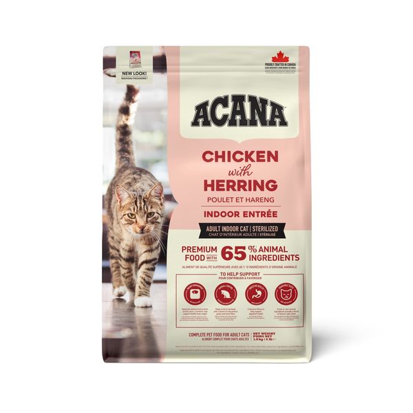 Acana Indoor Entree Cat сухой корм для малоактивных котов 1.8 кг 0064992714505 фото