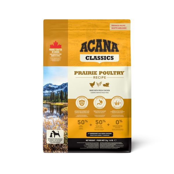 Acana Prairie Poultry сухий корм з м'ясом птиці для собак будь-якого віку 2 кг 0064992560218 фото