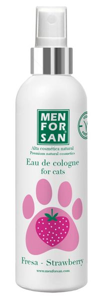 Menforsan Eau De Cologne Strawberry одеколон для кошек с ароматом клубники, 125 мл 54112MFG021 фото