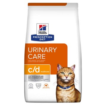 Hill's Prescription Diet Feline C/D Multicare сухой корм для кошек с заболеваниями мочевыводящих путей 400 гр 052742548203 фото