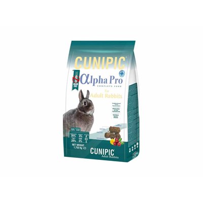 Корм Cunipic Alpha Pro для дорослих кроликів 1.75 кг 8437013149518 фото