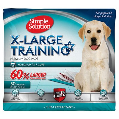 Пелюшки Simple Solution X-Large Training Pads для собак 71 х 76 см 50 шт 0010279112687 фото
