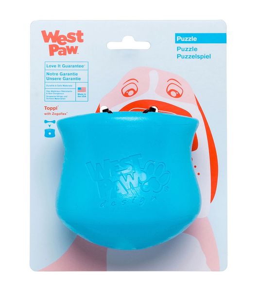 West Paw Toppl Dog Toy игрушка для собак голубая, 10 см 0747473750307 фото