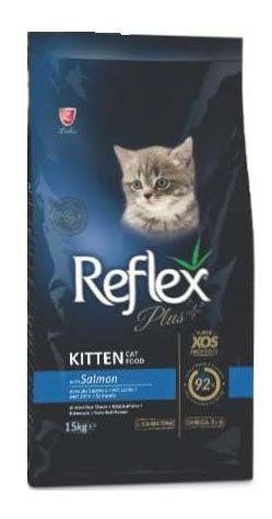 Reflex Plus Kitten Salmon сухой корм с лососем для котят 15 кг RFX-412 фото