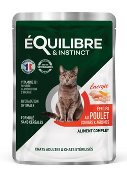 Equilibre & Instinct влажный корм для стерилизованных котов с курицей в соусе 85 гр 13428460079734 фото