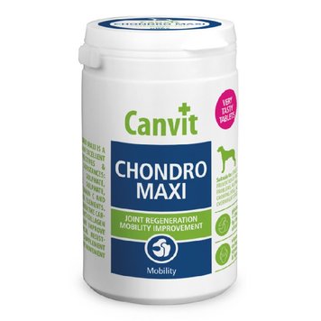 Canvit Chondro Maxi for dogs витамины для здоровья суставов у больших собак 230 гр 8595602507443 фото