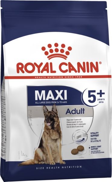 Royal Canin Maxi Adult 5+ сухий корм для дорослих собак великих порід 15 кг 3182550402316 фото