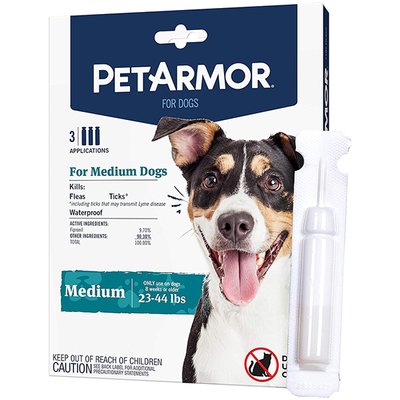 Краплі від бліх, кліщів та вошей PetArmor Medium для собак вагою 10-20 кг, 1 піп 815249012864 фото