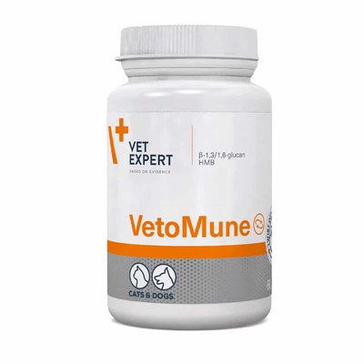 Добавка VetExpert VetoMune для зміцнення імунітету у собак та котів 60 табл 5902454200553 фото