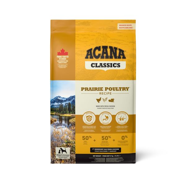 Acana Prairie Poultry сухий корм з м'ясом птиці для собак будь-якого віку 9.7 кг 0064992560119 фото