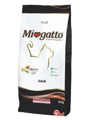 Корм Morando Miogatto Adult Veal and Barley сухий з яловичиною для дорослих котів 10 кг 8007520080255 фото