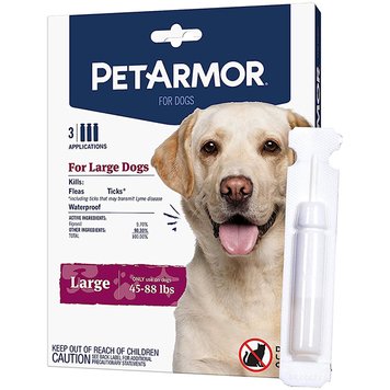 PetArmor Large капли от блох, клещей и вшей для собак весом 20-40 кг, 1 поп 815249012871 фото