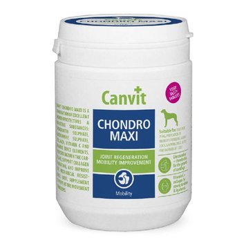 Canvit Chondro Maxi for dogs витамины для здоровья суставов у больших собак 500 гр 8595602507313 фото