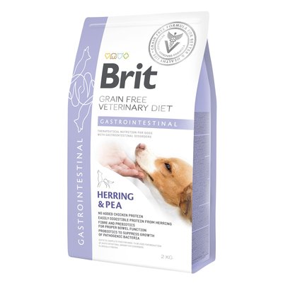 Корм-дієта Brit VD Gastrointestinal Dog сухий для собак із розладами шлунково-кишкового тракту 12 кг 8595602528127 фото