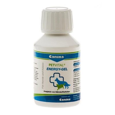 Вітаміни Canina PETVITAL Energy-Gel для відновлення та зміцнення імунітету у кішок та собак 100 мл 4027565712106 фото