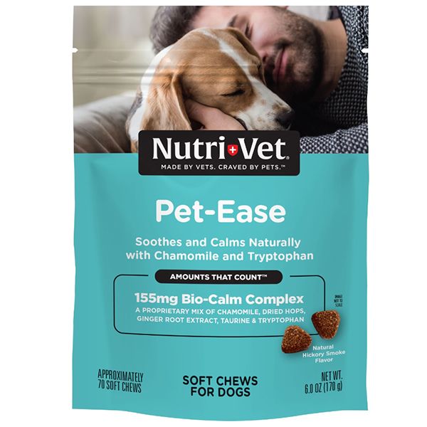 Nutri-Vet Pet-Ease успокаивающее средство для собак 70 табл 90974 фото