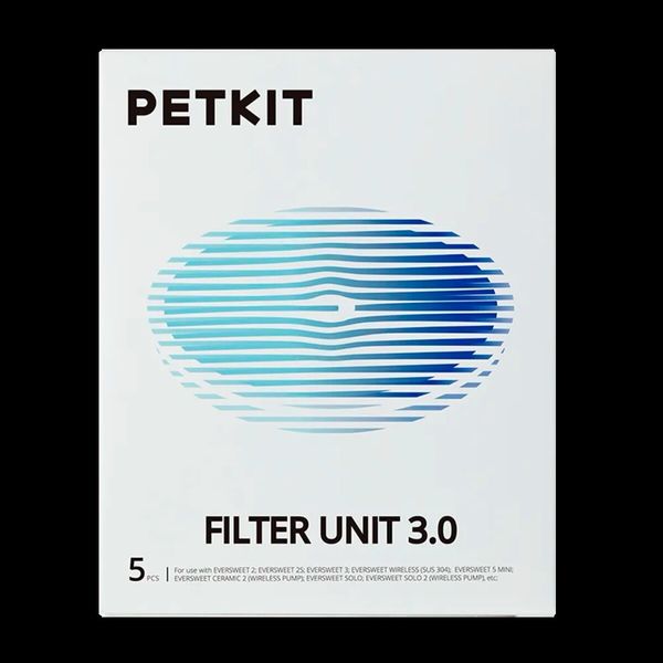 Petkit Fountain Filter Unit 3.0 змінний фільтр для поїлок Petkit Eversweet, 5 шт P4161 фото