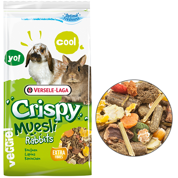 Photos - Rodent Food Versele-Laga Корм  Crispy Muesli Rabbits для кроликів 1 кг 