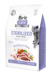 купить Brit Care Cat Grain Free Sterilized & Weight Control беззерновий сухий корм з качкою для стерилізованих котів з зайвою вагою 400 гр 8595602540808 фото