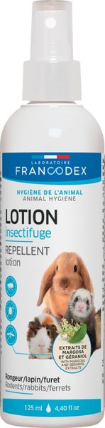 Francodex Repellent Notion спрей-лосьон от паразитов для грызунов, кроликов и хорьков, 125 мл 3283021740804 фото