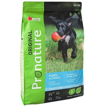 Pronature Original Puppy Chicken Oatmeal сухой корм с курицей для щенят 11.3 кг 2 408 грн фото