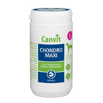 Canvit Chondro Maxi for dogs вітаміни для здоров'я суглобів у великих собак 1000 гр 8595602507320 фото