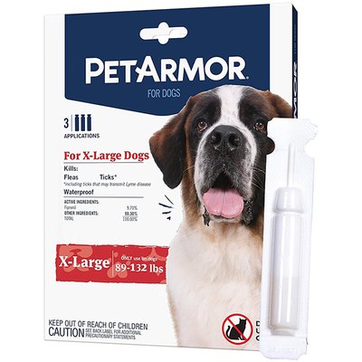 Краплі від бліх, кліщів та вошей PetArmor X-Large для собак вагою 40-60 кг, 1 піп 815249012888 фото