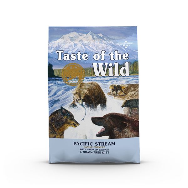 Taste of the Wild Pacific Stream Canine Formula сухой корм с лососем для взрослых собак всех пород с чувствительным пищеварением 2 кг 0074198612239 фото