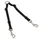 Coastal 2 Dog Adjustable Coupler повідець-спарка для собак, 2 х 60 см, чорний 00369_BLK24 фото