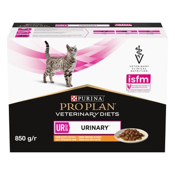 Purina Veterinary Diets UR Urinary влажный корм для кошек с мочекаменной болезнью 85 гр х 10 шт 8445290093592 фото