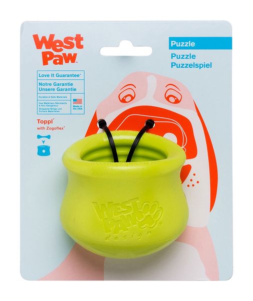 West Paw Toppl Dog Toy игрушка для собак зеленая, 8 см 0747473750215 фото