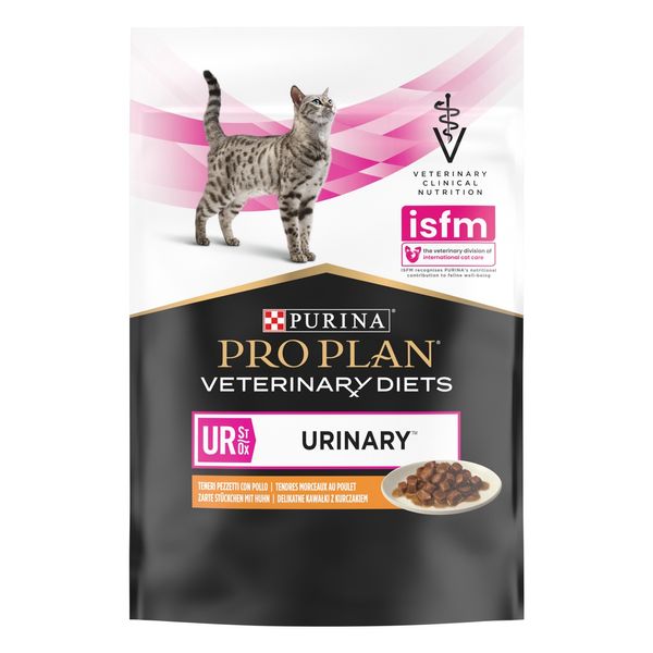 Purina Veterinary Diets UR Urinary влажный корм для кошек с мочекаменной болезнью 85 гр х 10 шт 8445290093592 фото