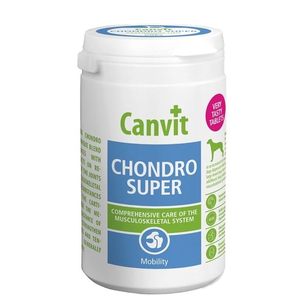 Canvit Chondro Super for dogs витамины для здоровья суставов у собак 230 гр 8595602508167 фото