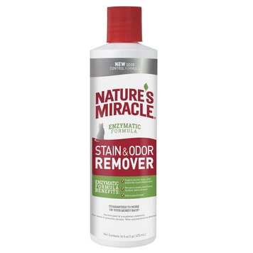 Nature's Miracle Stain & Odor Remover гель для устранения пятен и запахов от кошек 473 мл 018065969736 фото