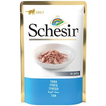 Schesir Tuna влажный корм для котов с тунцом в желе 85 гр 8005852171009 фото