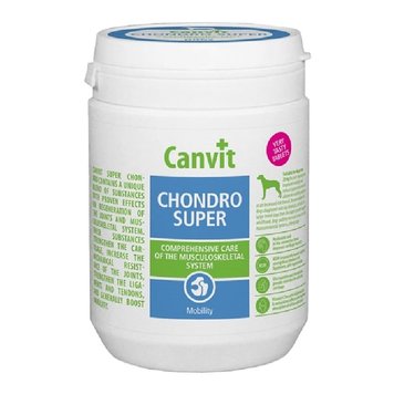 Canvit Chondro Super for dogs вітаміни для здоров'я суглобів у собак 500 гр 8595602508150 фото