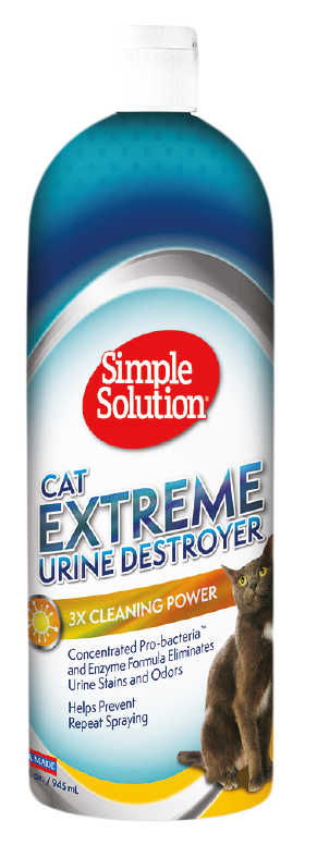 Фото - Інше для котів і кішок Simple Solution Знищувач плям та запаху сечі котів  Extreme Cat Urine Destr 