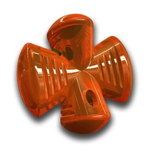 Фото - Игрушка для собаки Outward Hound Іграшка для собак OutwardHound Bionic Opaque Stuffer помаранчева, 12.5 см 