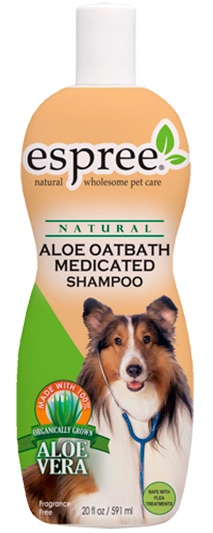 Фото - Груминг для животных Espree Шампунь  Aloe Oatbath Shampoo з екстрактами вівса для собак 591 мл 